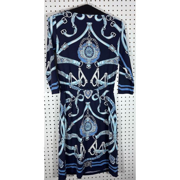 J.McLaughlin nautical chain print Marianne dress size XS - Picture 2 of 9